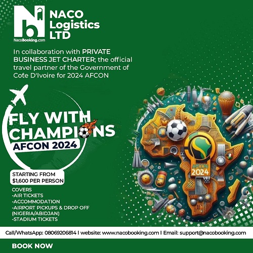 Book your AFCON trip with NACO